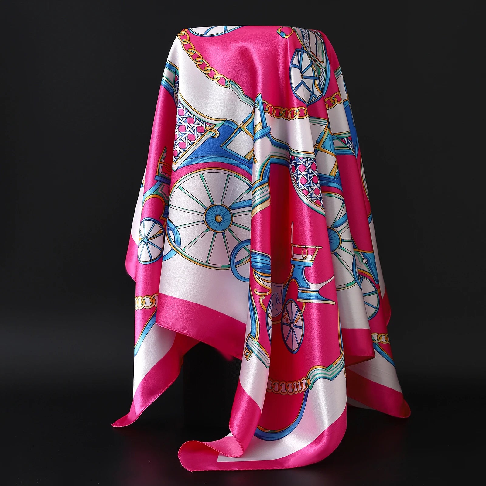 Leopard Silk Square Scarf