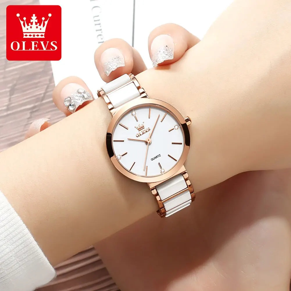 Rose Gold Ceramic Watch