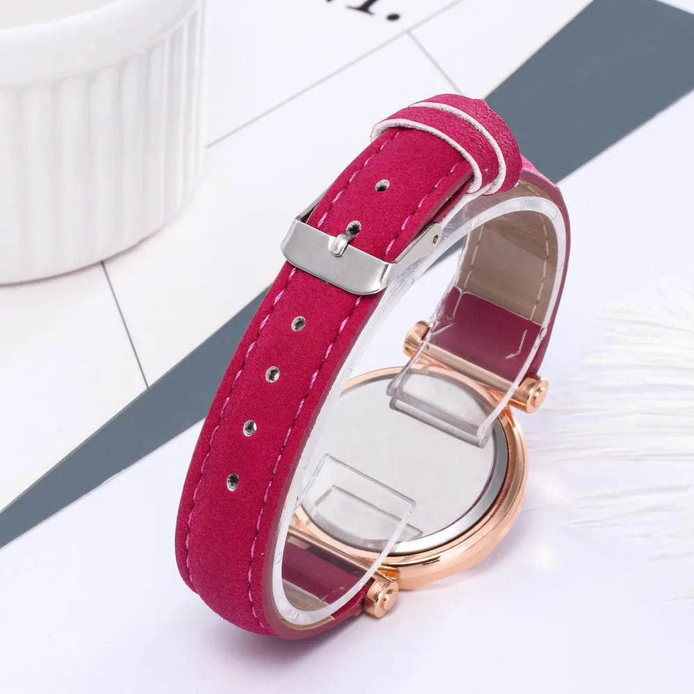 Elegant Leather Quartz Watch