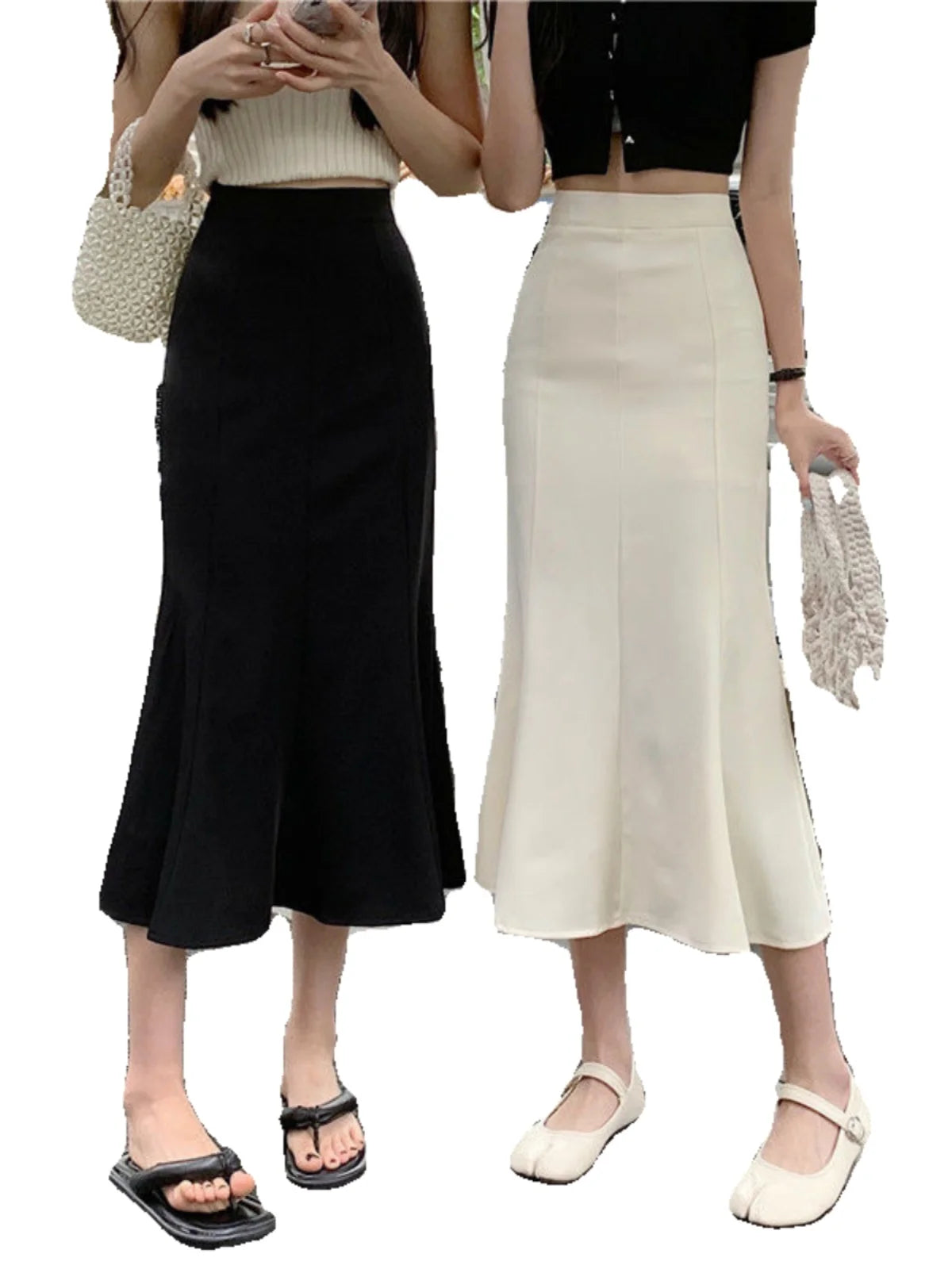 Plus Size Fishtail Skirt