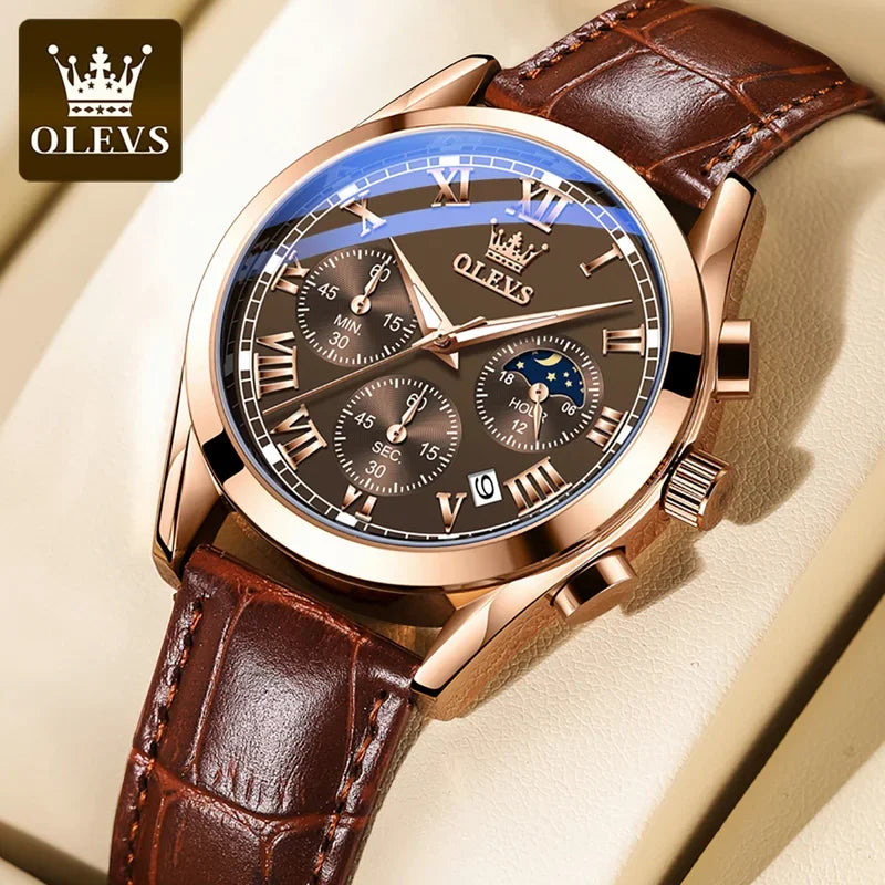 Stainless Steel Multifunction Watch