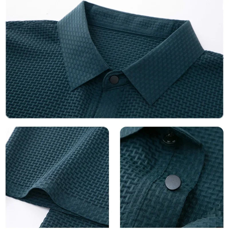 Silk Embroidered Polo