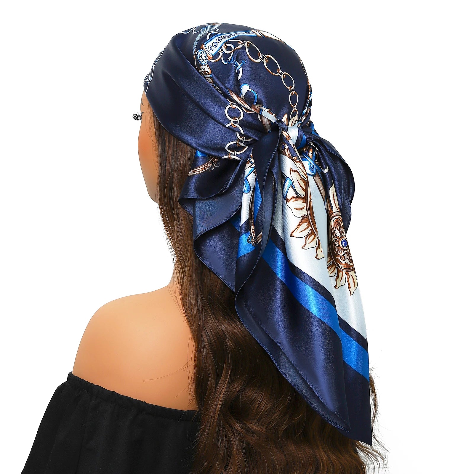 Leopard Silk Square Scarf