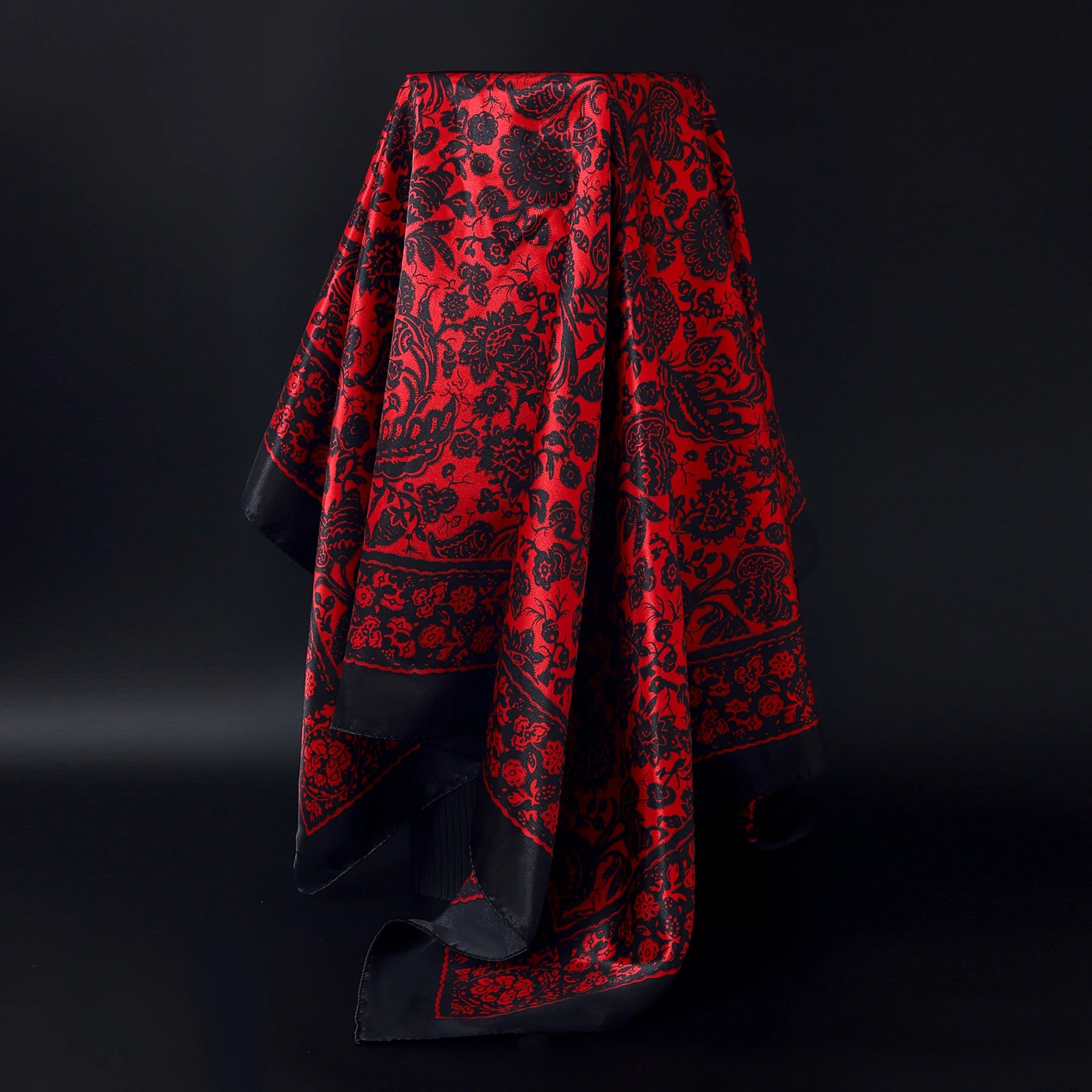 Leopard Silk Square Scarf