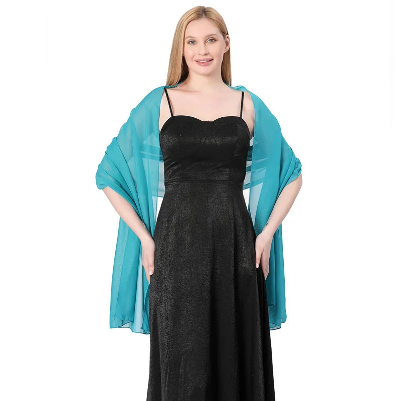 Chiffon Evening Shawl