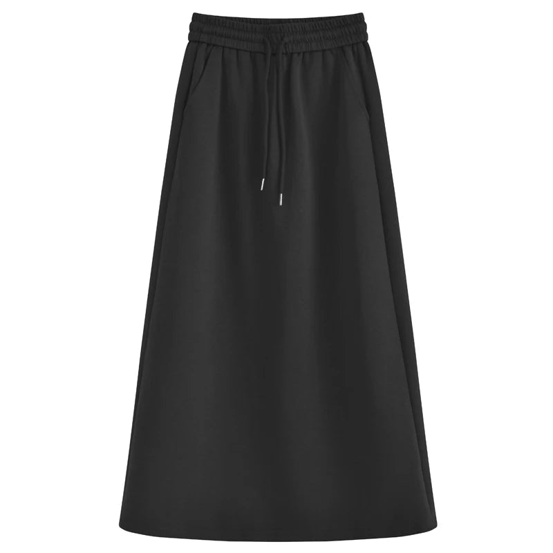 High-Waist Straight Skirt