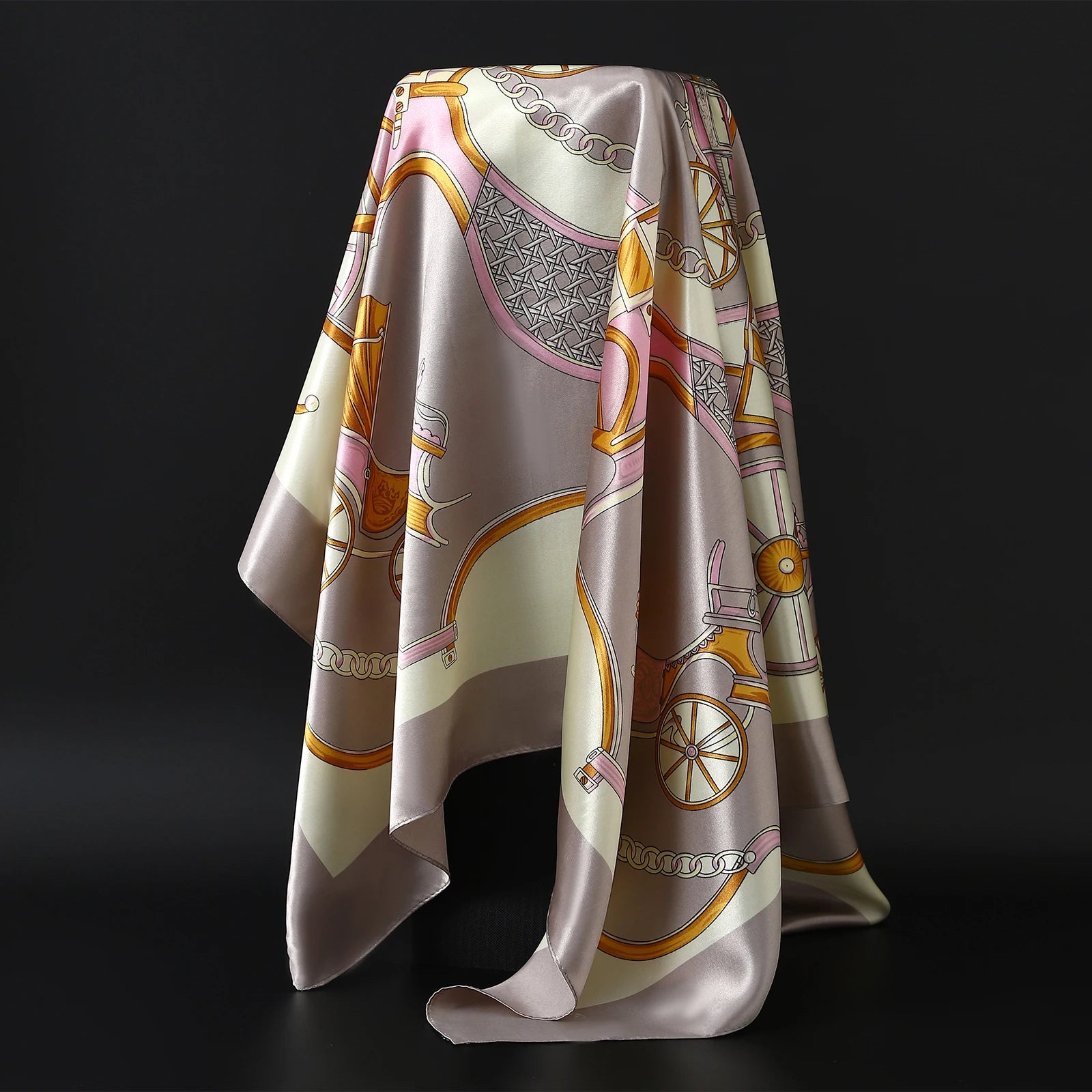 Leopard Silk Square Scarf
