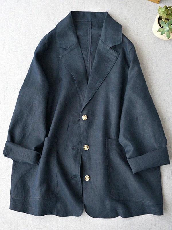 Linen Long Cardigan