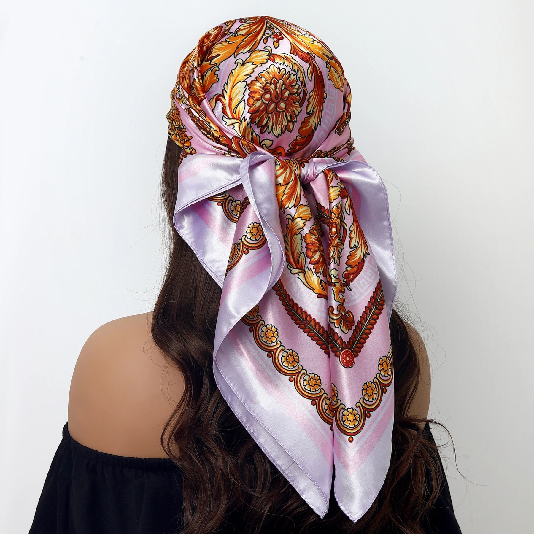 Leopard Silk Square Scarf