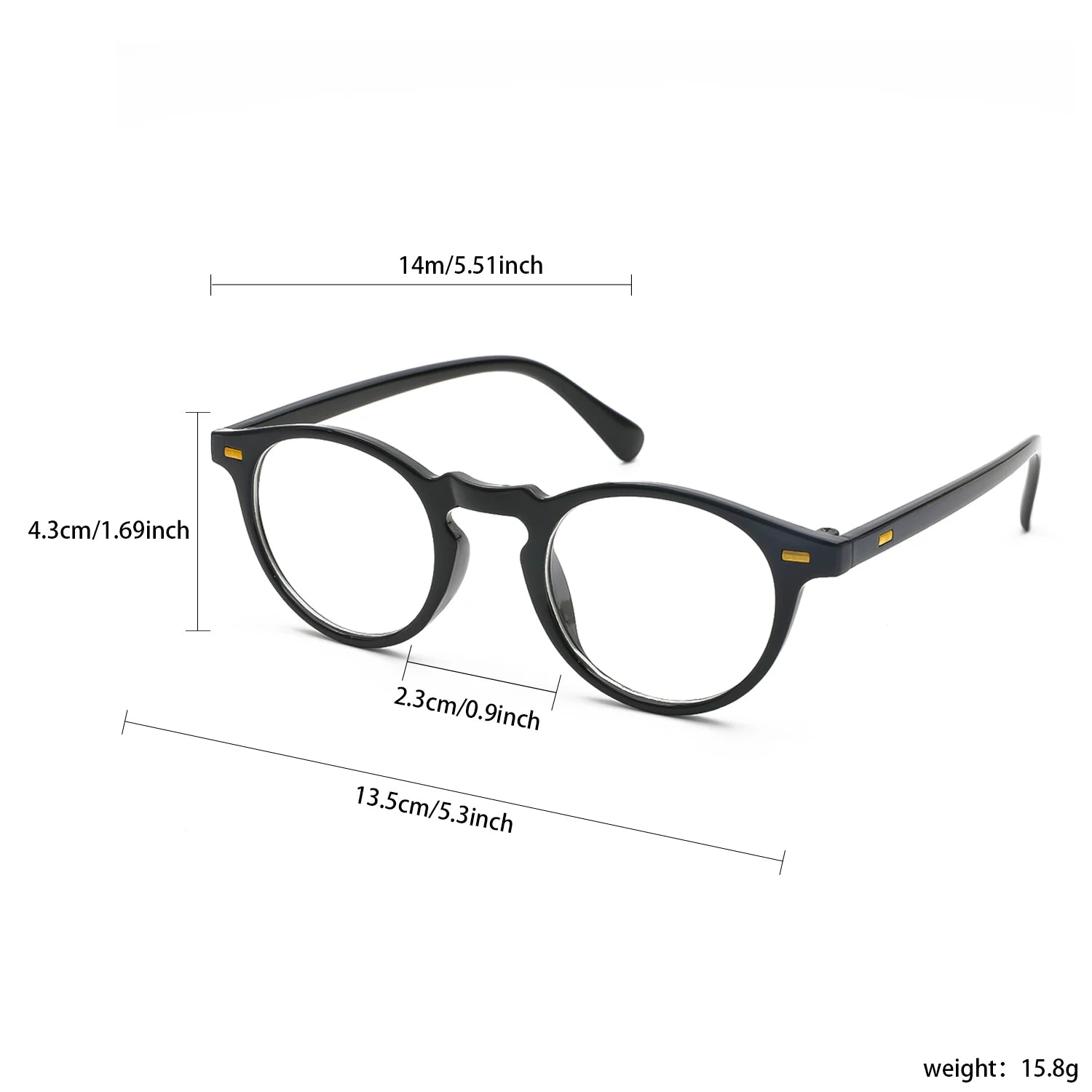 Round Blue Light Glasses
