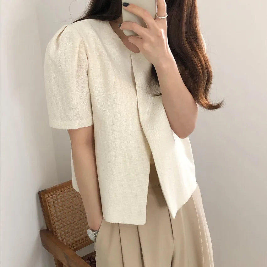Open-Front Cardigan