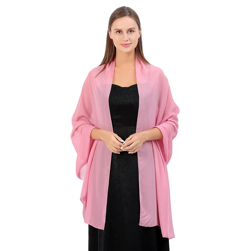 Chiffon Evening Shawl