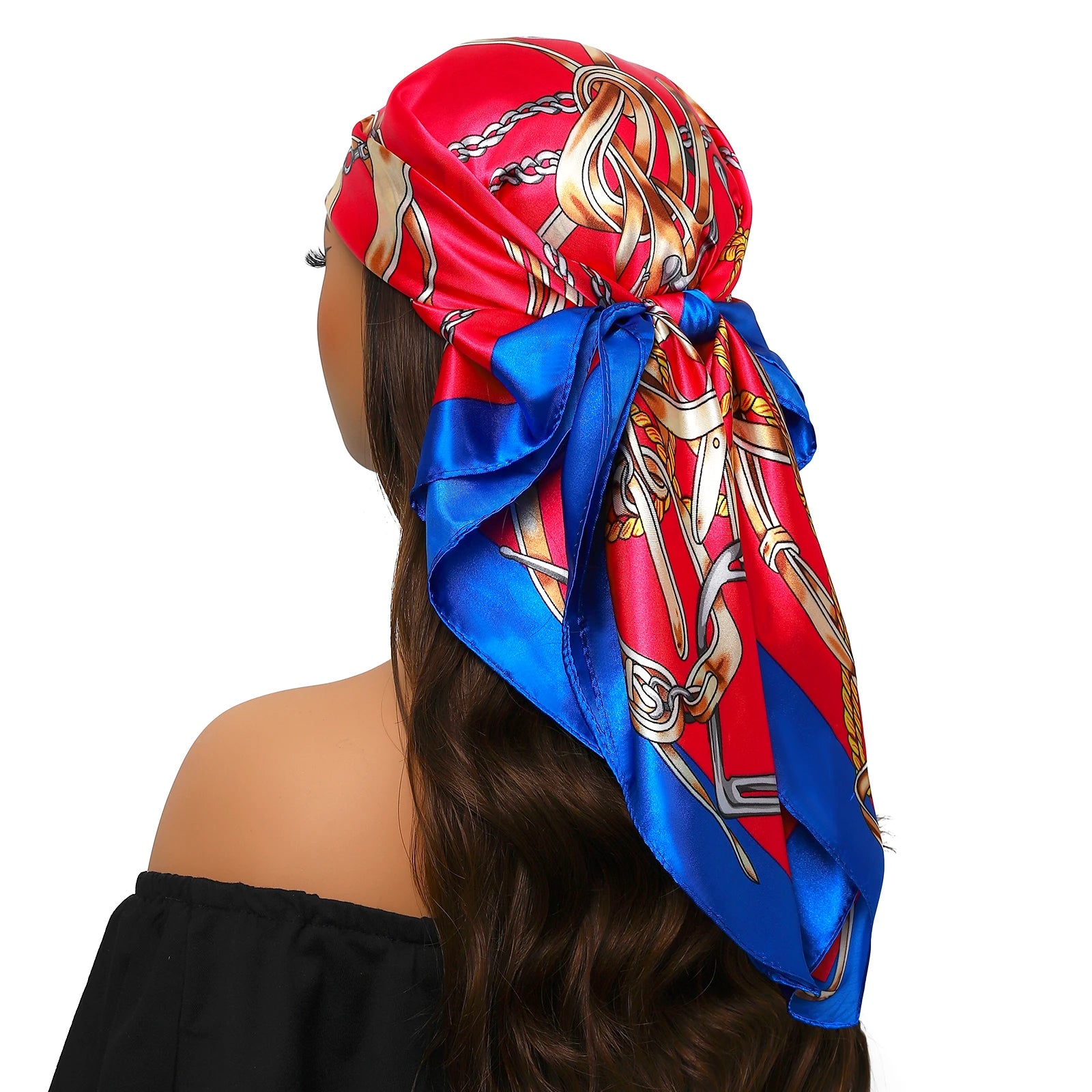 Leopard Silk Square Scarf