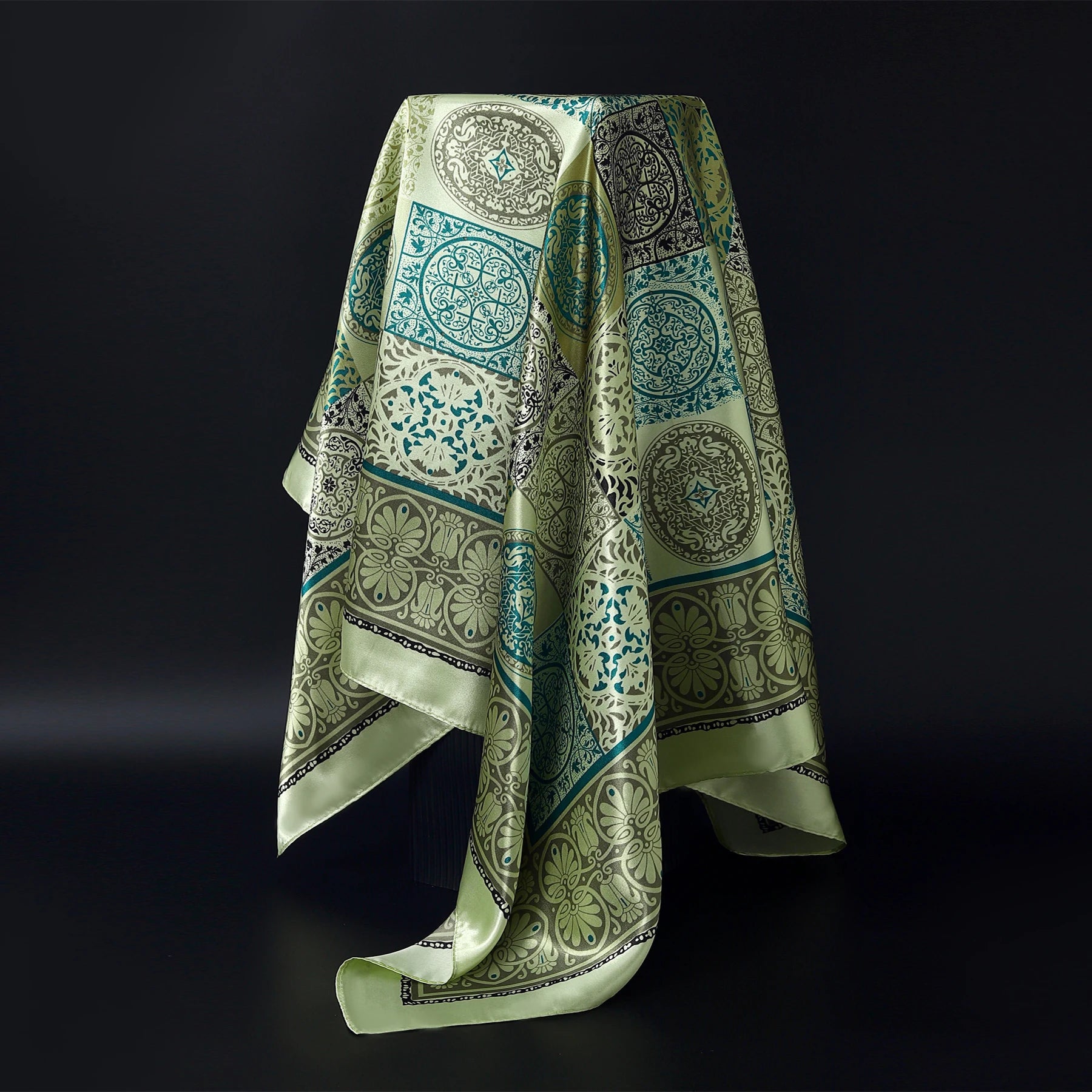 Leopard Silk Square Scarf