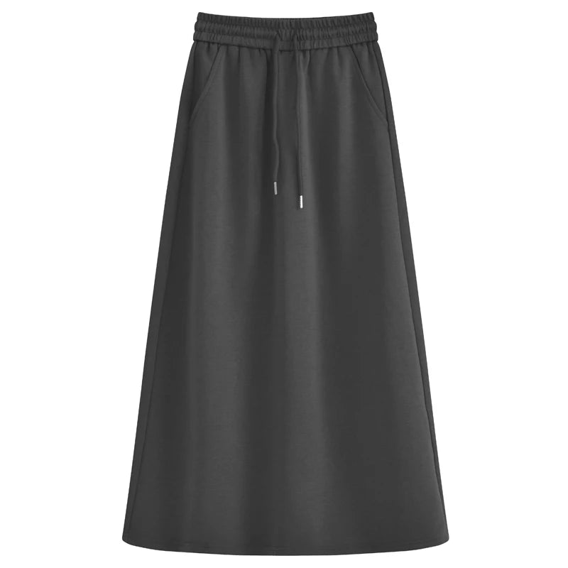 High-Waist Straight Skirt