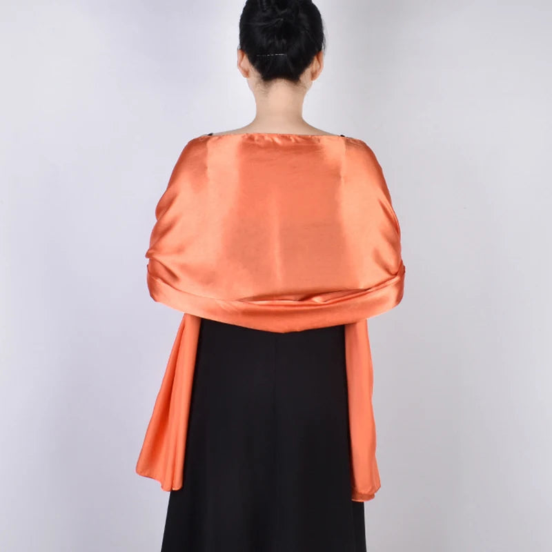 Satin Evening Shawl