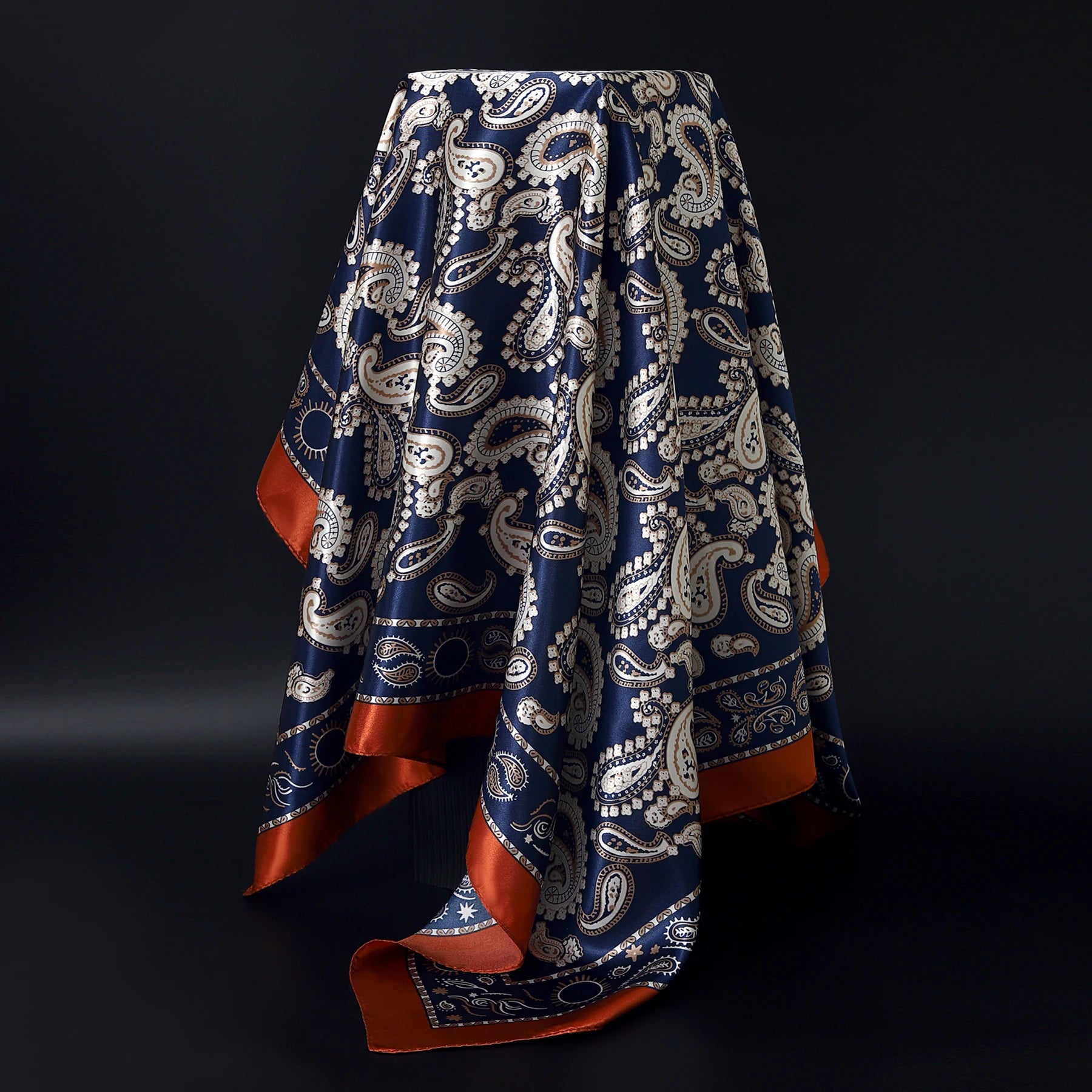 Leopard Silk Square Scarf