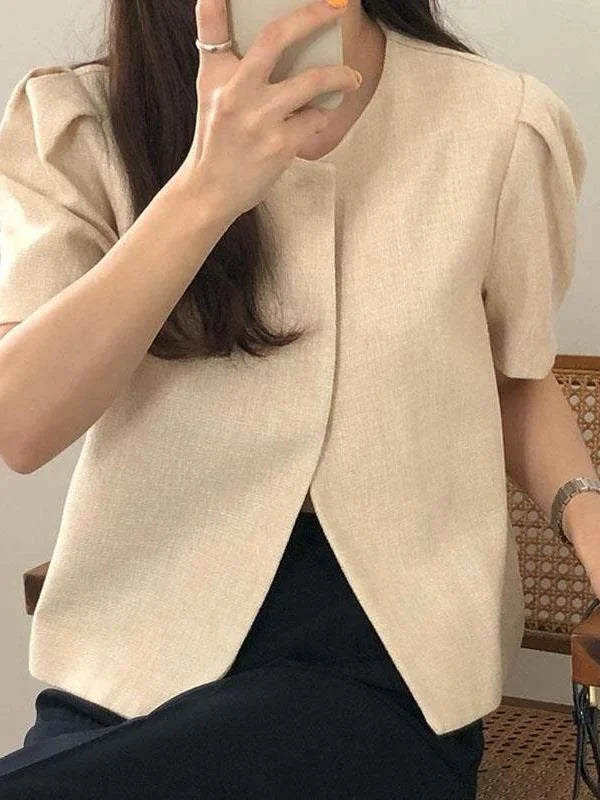 Open-Front Cardigan
