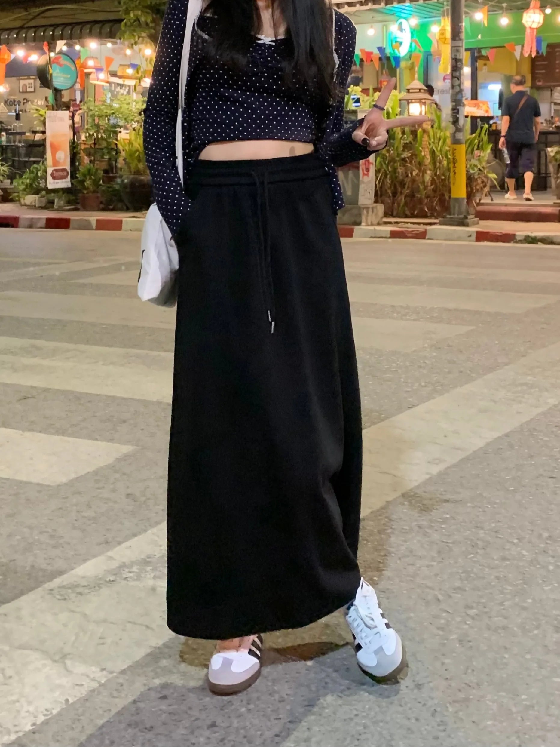 High-Waist Straight Skirt