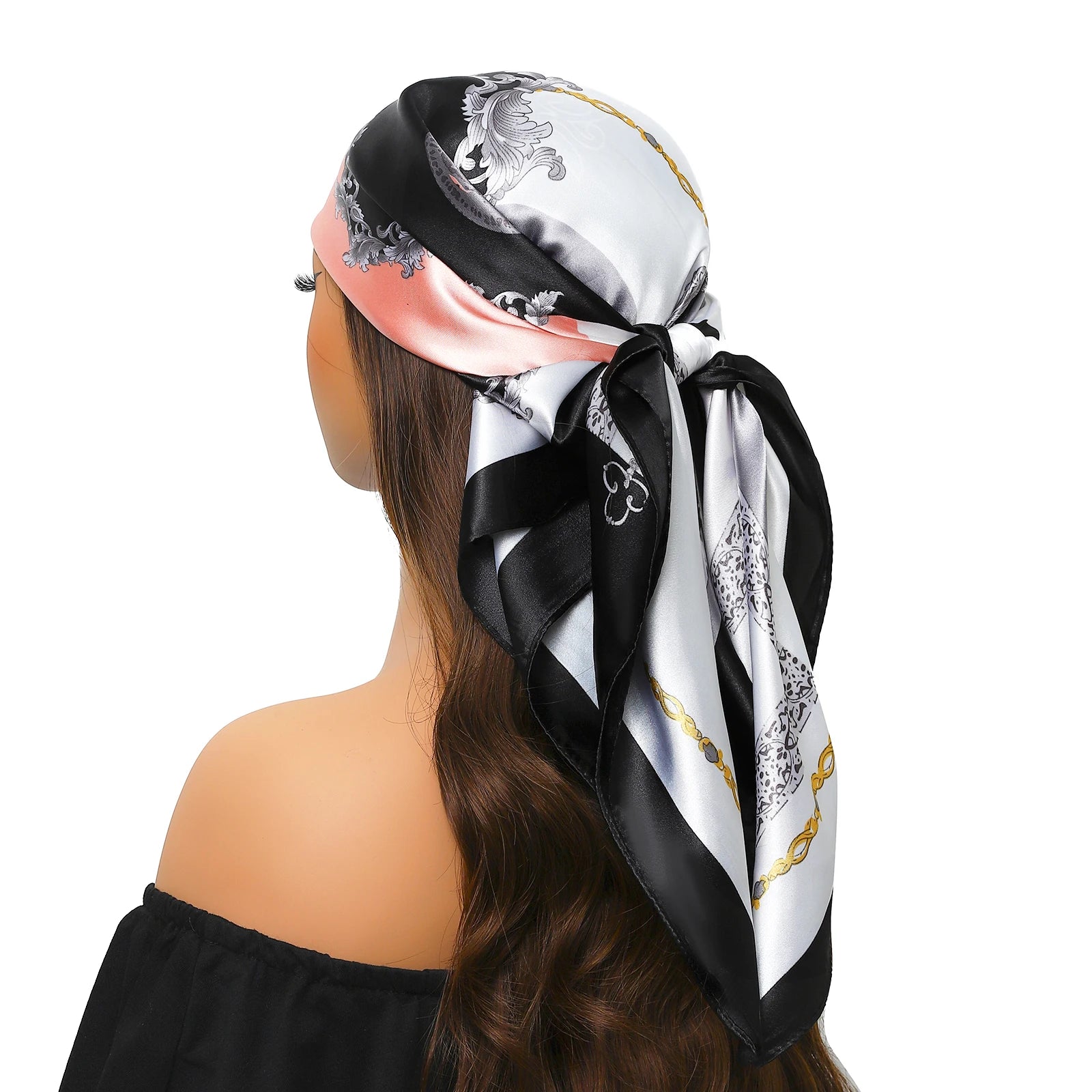 Leopard Silk Square Scarf