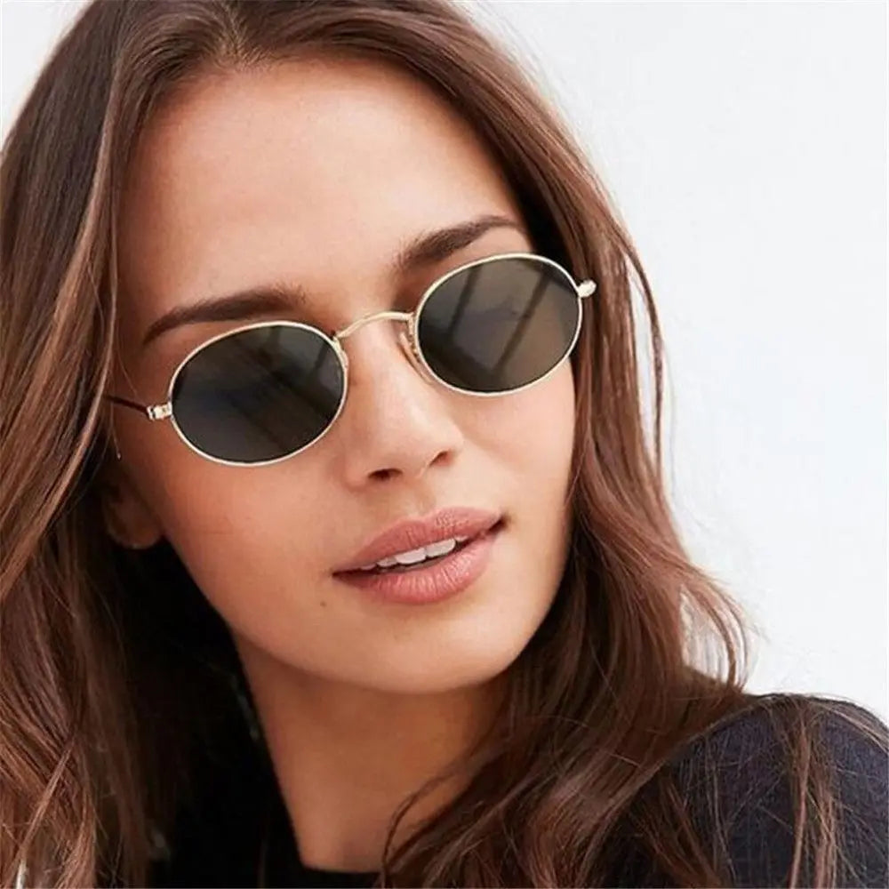 Vintage Oval Retro Sunglasses