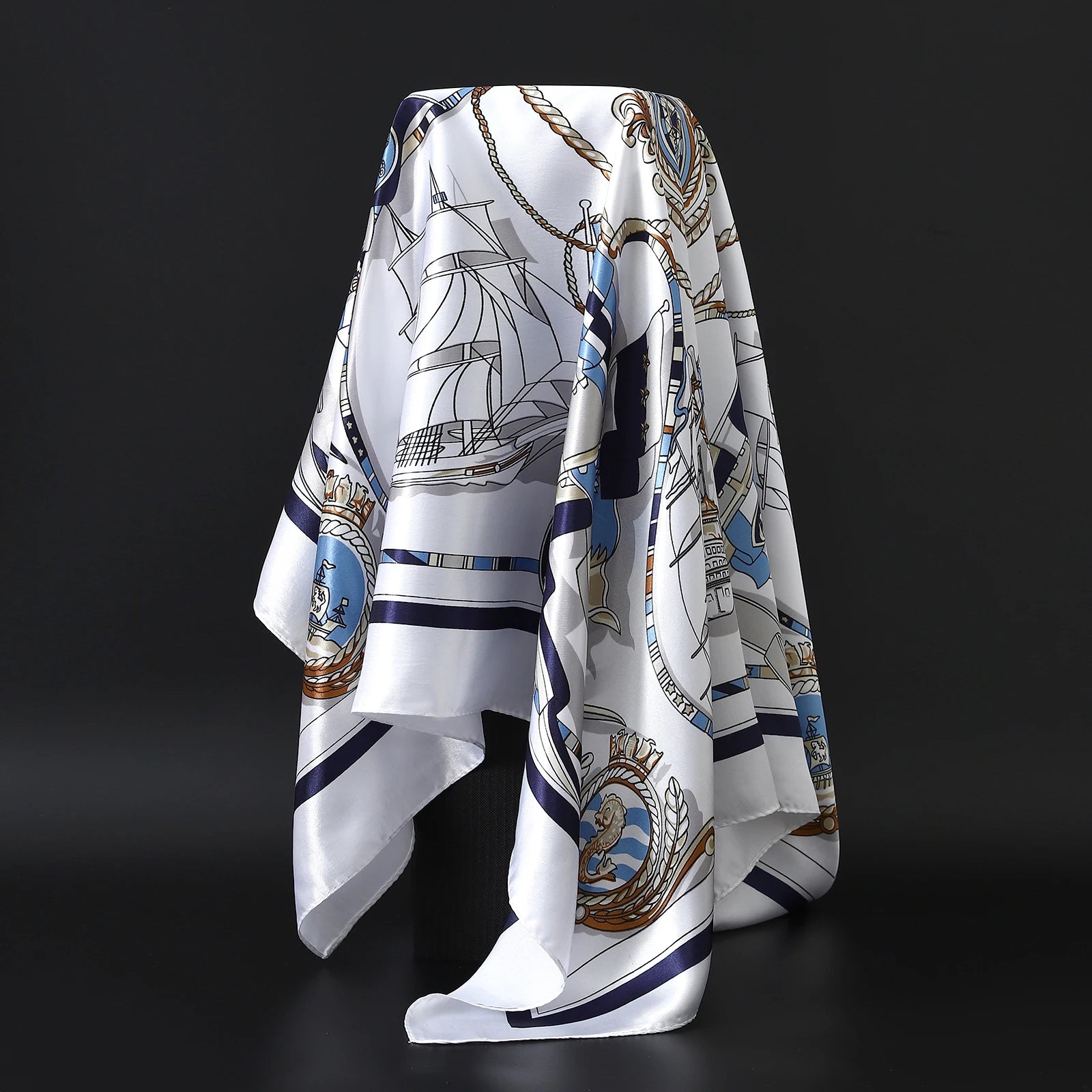 Leopard Silk Square Scarf
