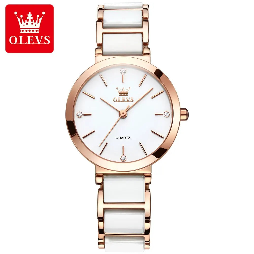 Rose Gold Ceramic Watch