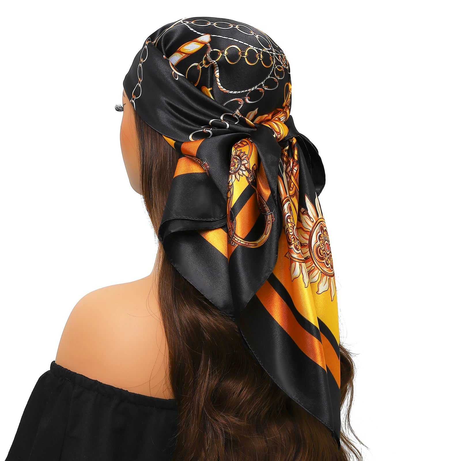 Leopard Silk Square Scarf