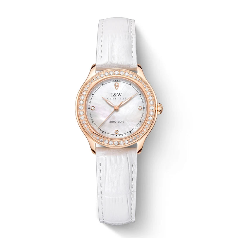 Luxury Diamond Quartz Watch