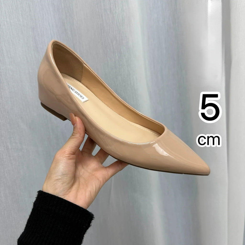 Pointed Leather Pumps