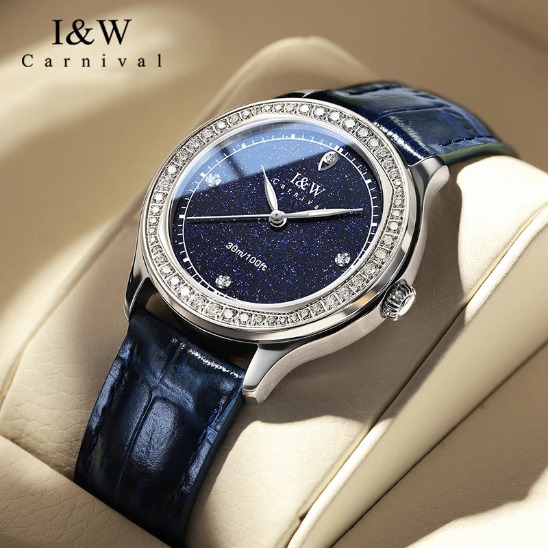 Luxury Diamond Quartz Watch