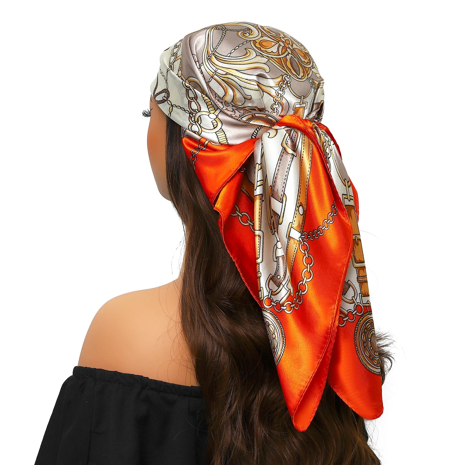 Leopard Silk Square Scarf