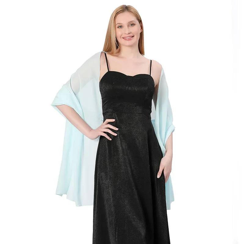 Chiffon Evening Shawl