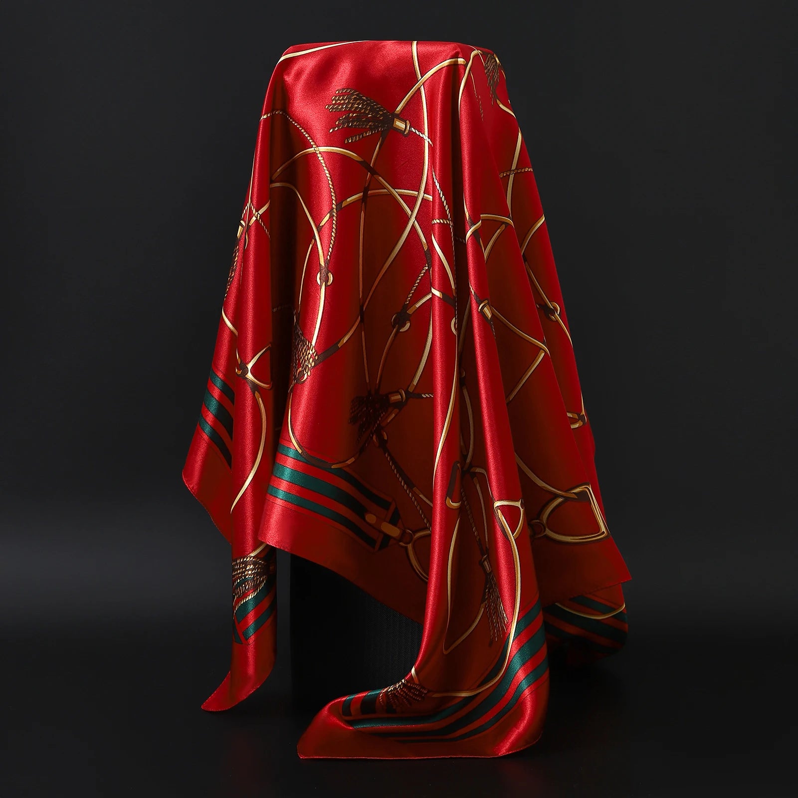 Leopard Silk Square Scarf
