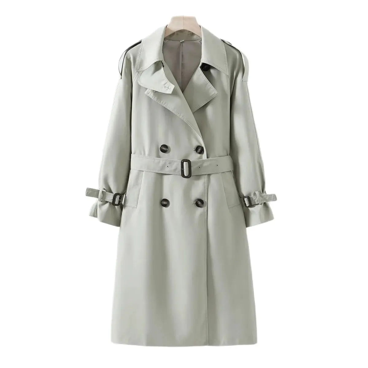 Women's Long Trench Coat Waterproof Autumn Fashion