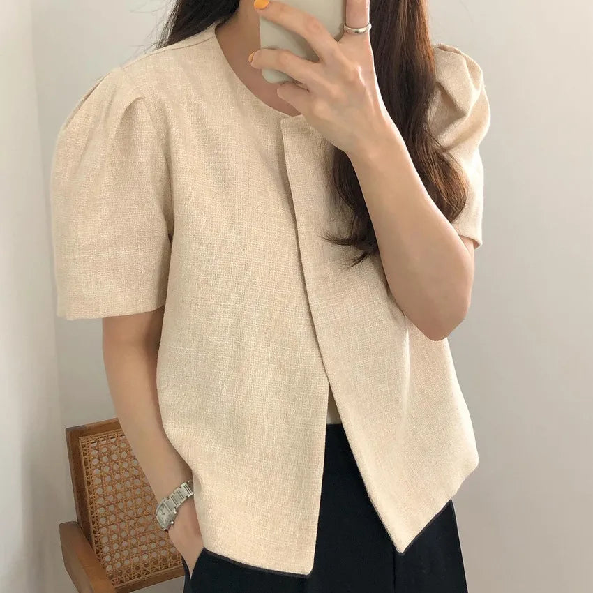 Open-Front Cardigan