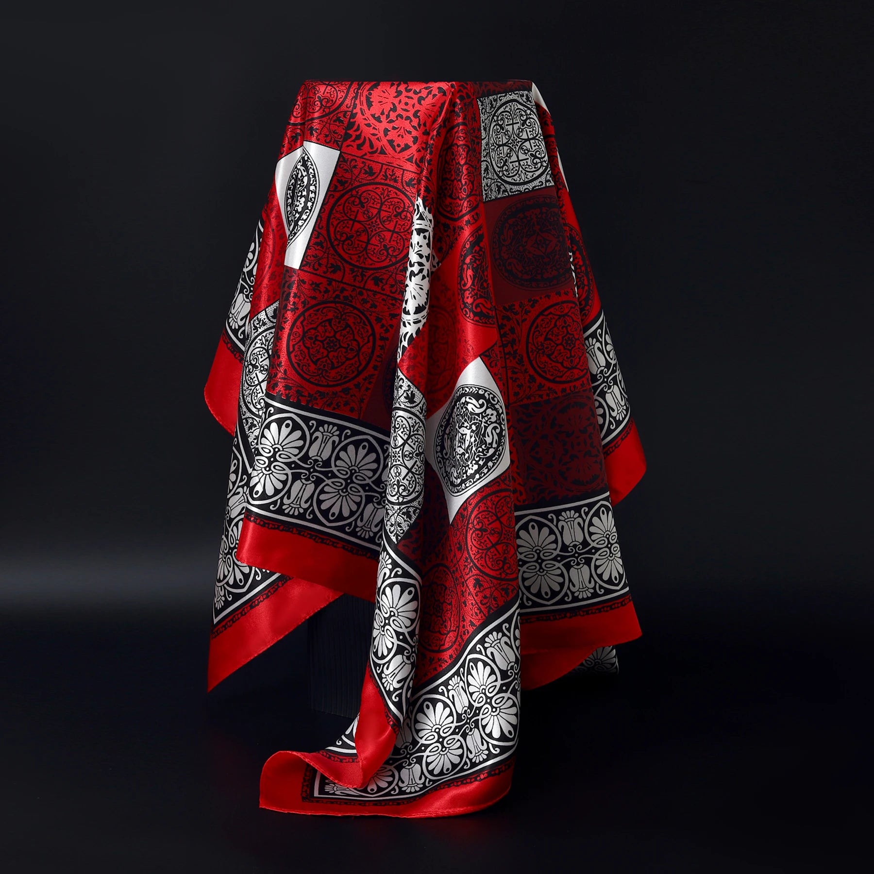 Leopard Silk Square Scarf