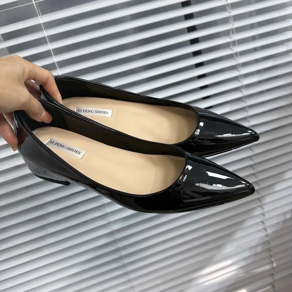 Pointed Leather Pumps