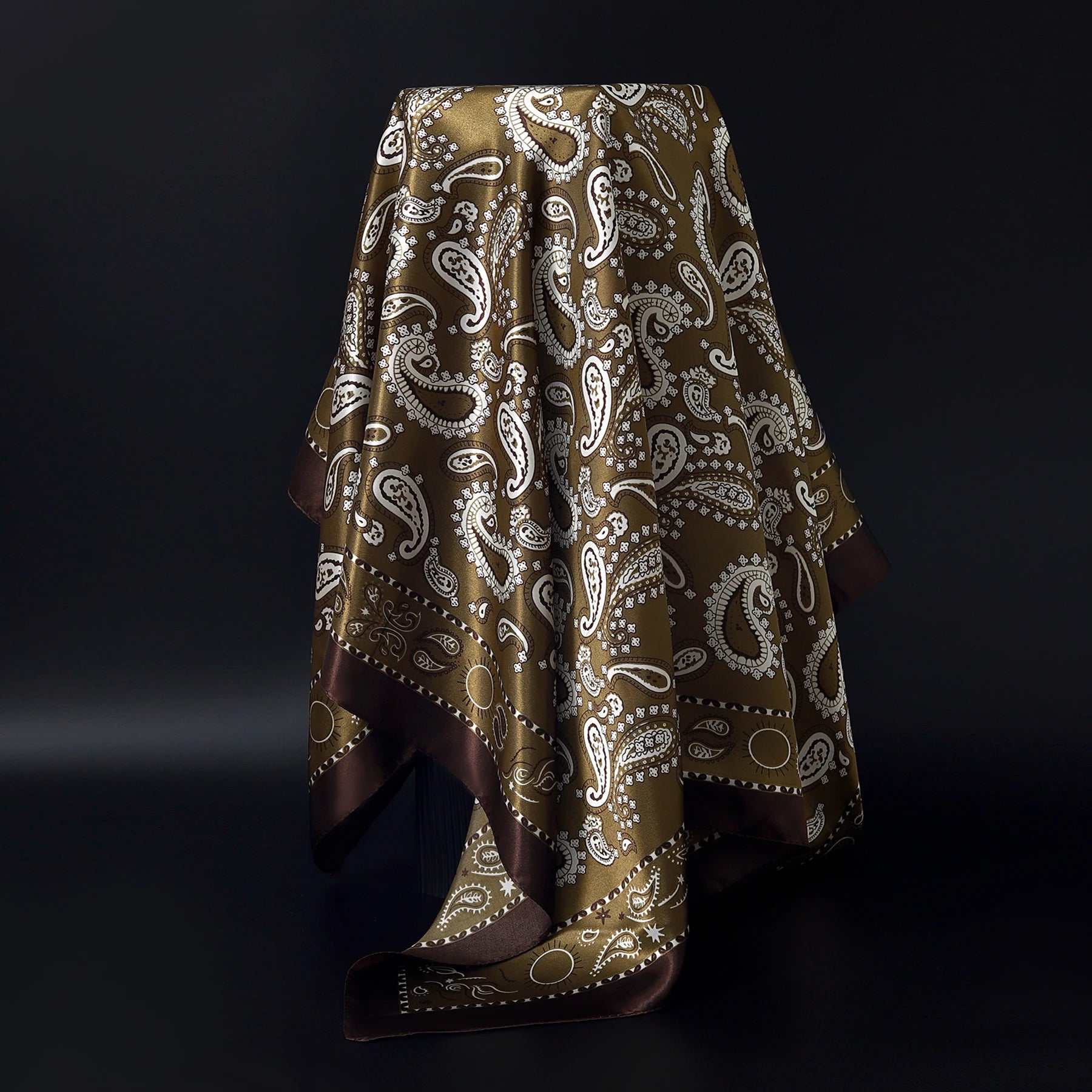 Leopard Silk Square Scarf