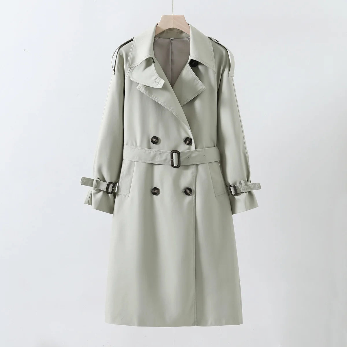 Women's Long Trench Coat Waterproof Autumn Fashion