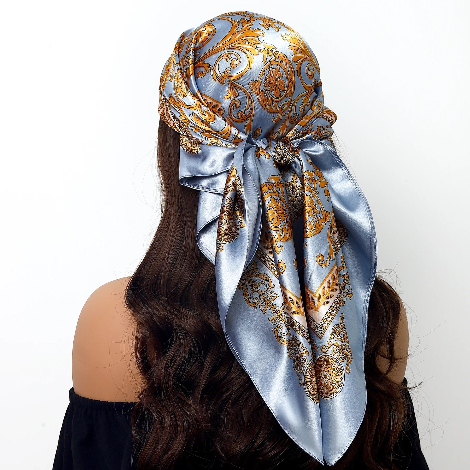 Leopard Silk Square Scarf