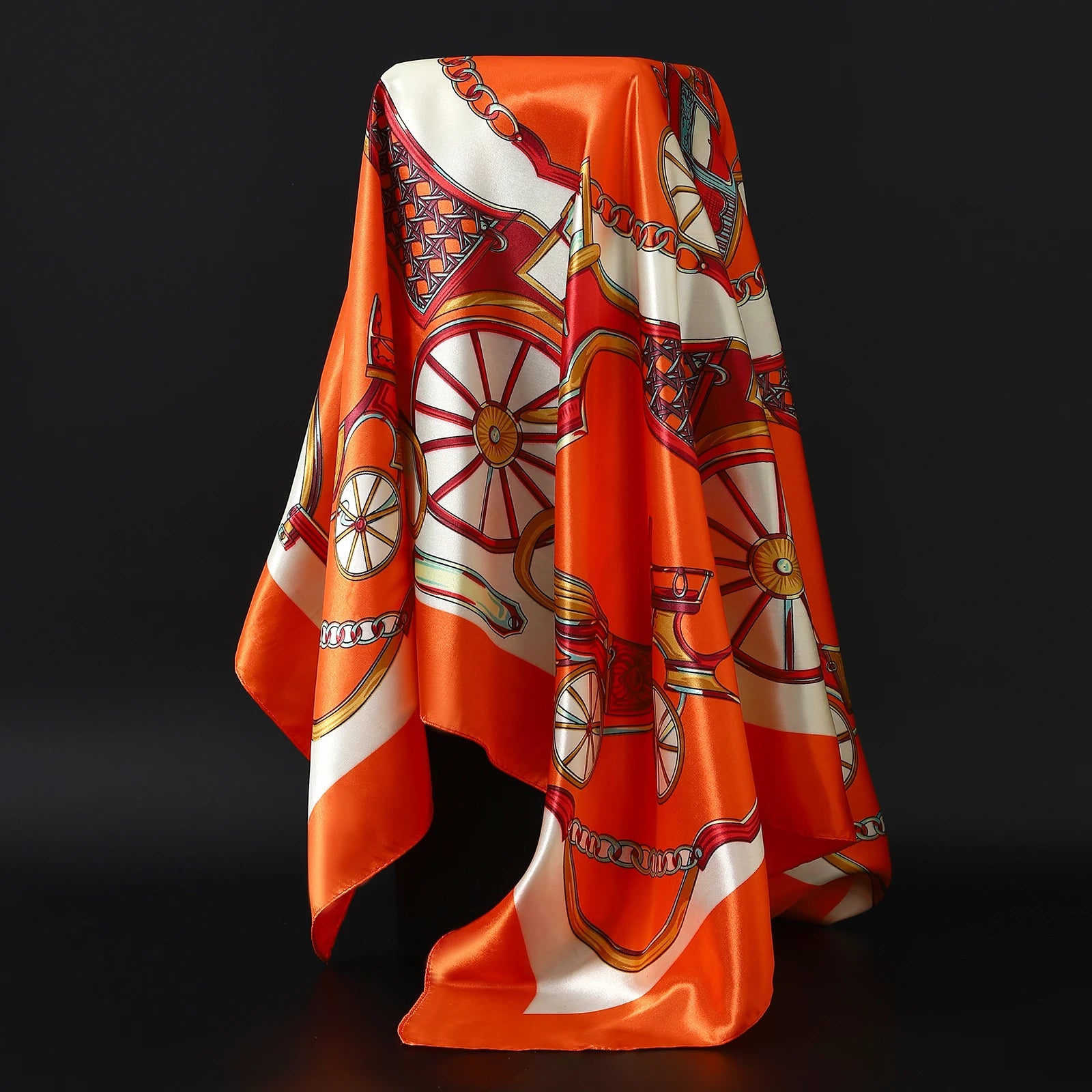 Leopard Silk Square Scarf