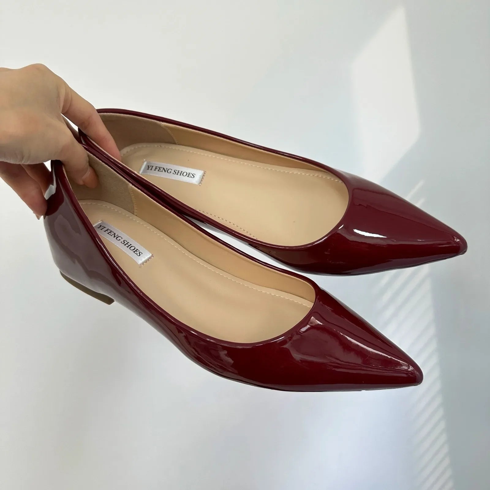 Pointed Leather Pumps